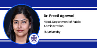 IIS University (IISU), Jaipur, Head of Public Administration Department: Dr. Preeti Agarwal Interview